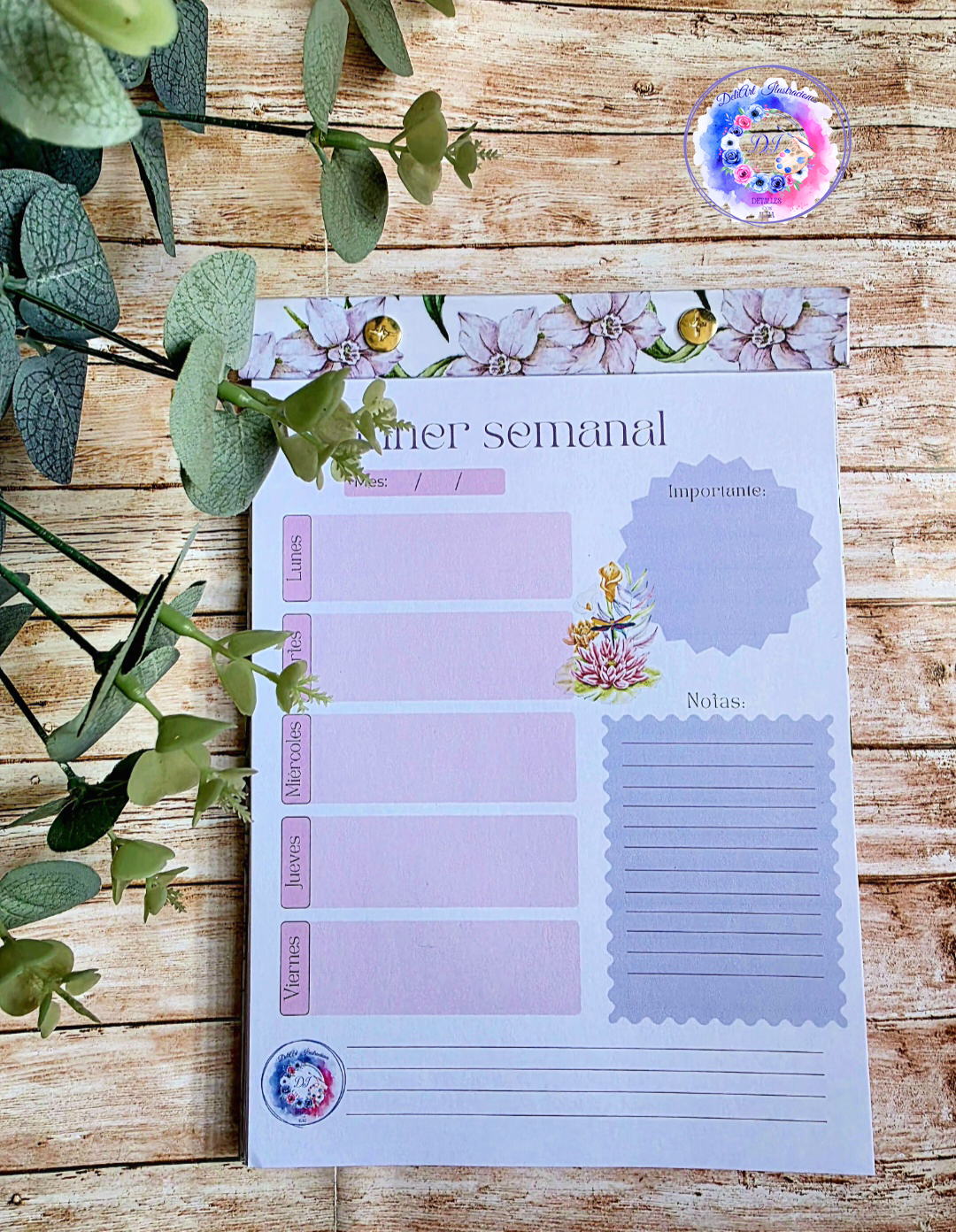 Planner con Tornillos