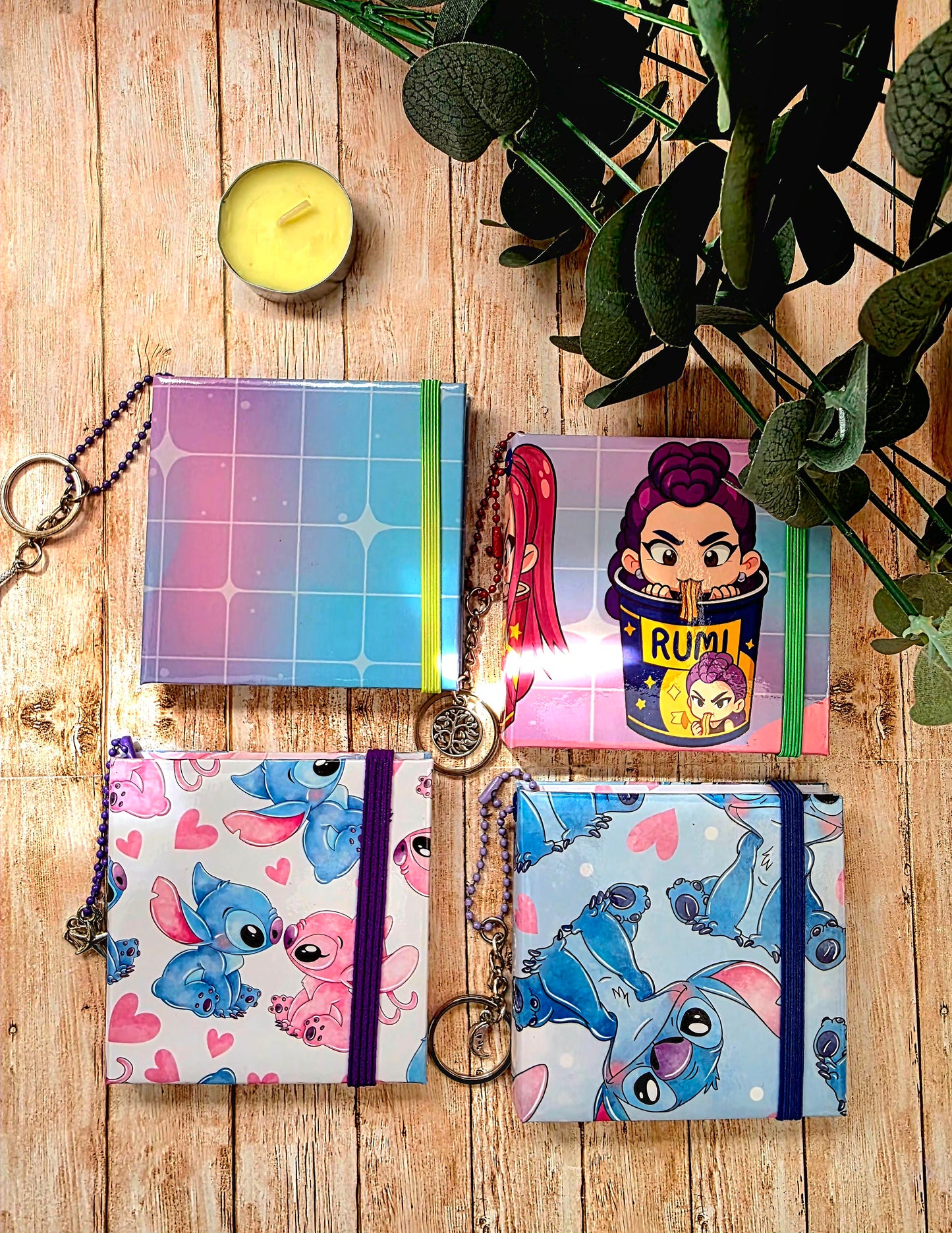 Porta Post-it llavero