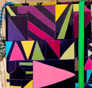 Porta Post-it llavero