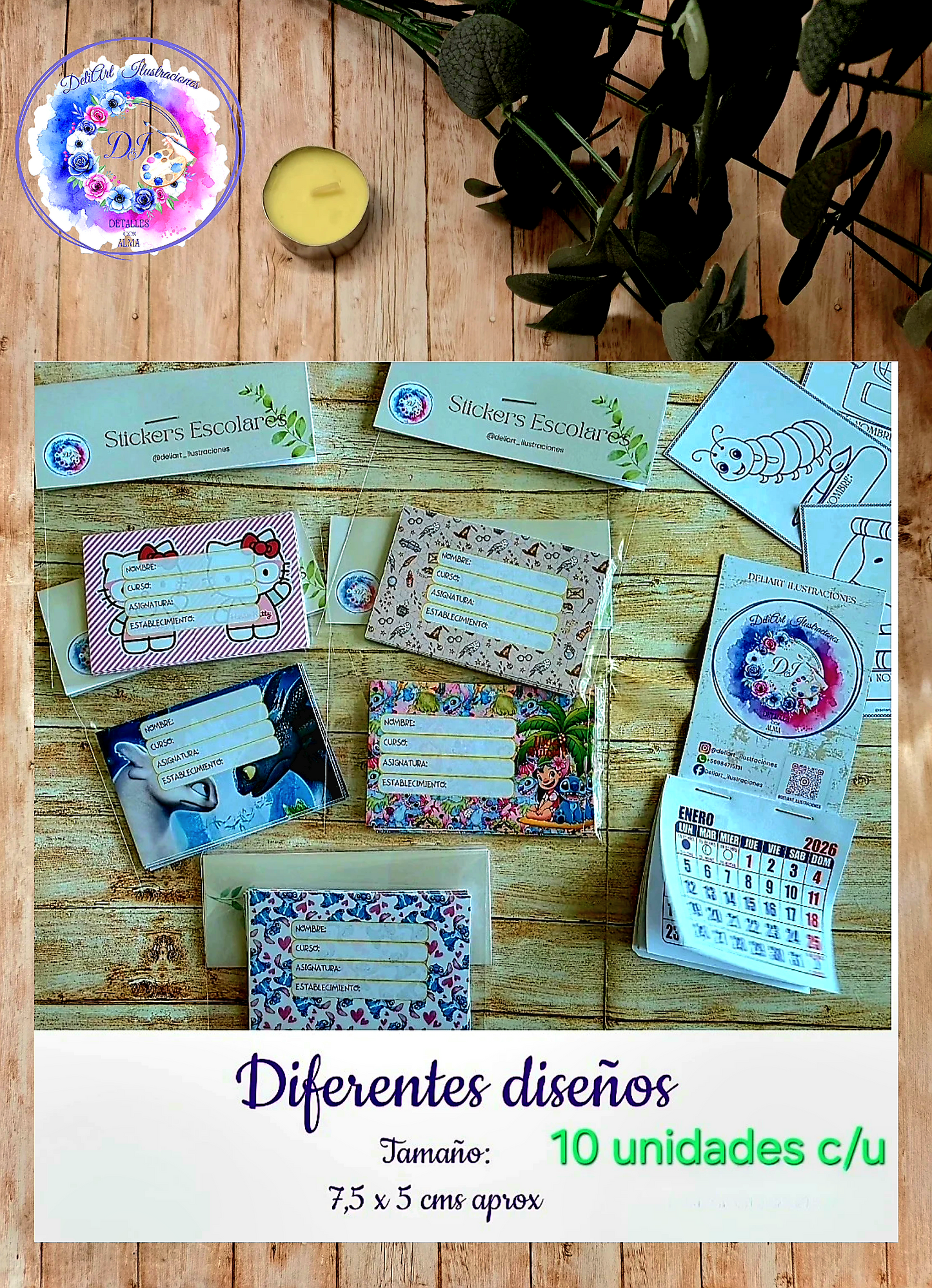 Stickers escolares