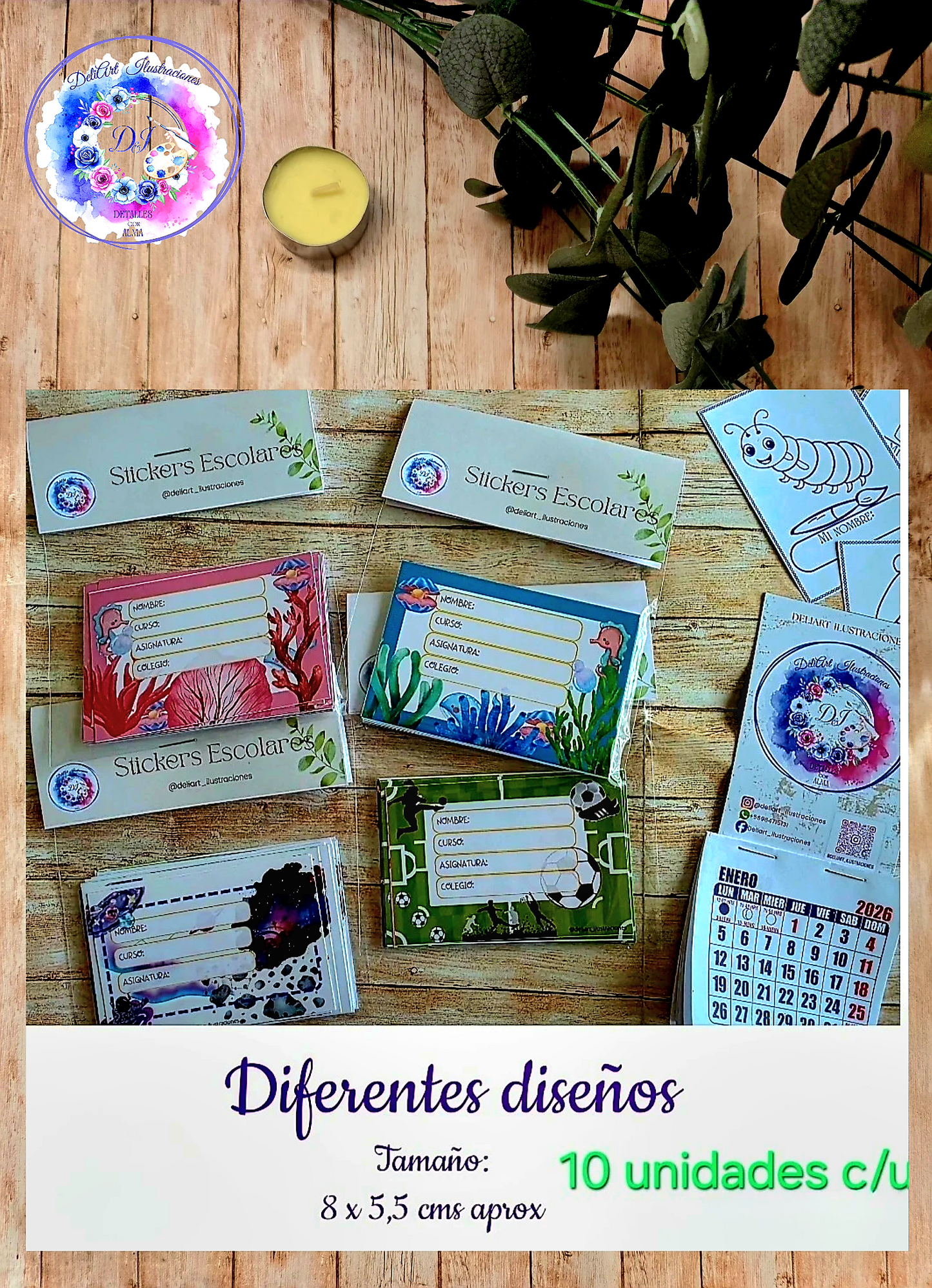 Stickers escolares