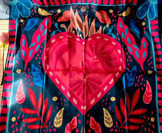 Pañuelo Corazón Rojo